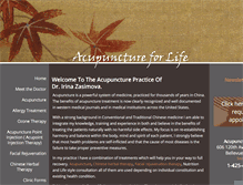 Tablet Screenshot of acupuncture-for-life.com